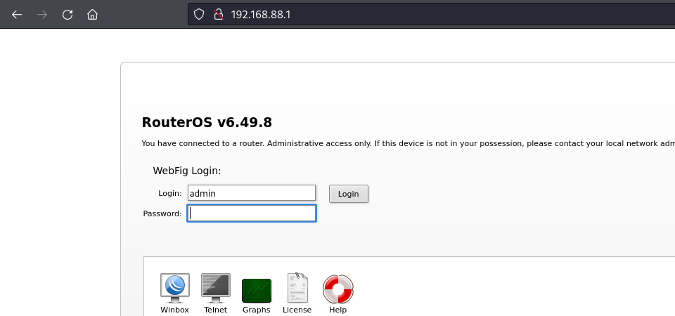 在RouterOS上设置L2TP VPN，第1步