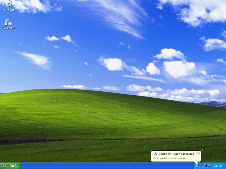 Setting up L2TP VPN on Windows XP, step 13