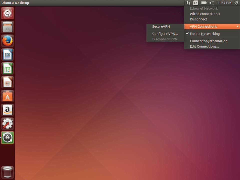 Setting up PPTP VPN on Linux, step 6