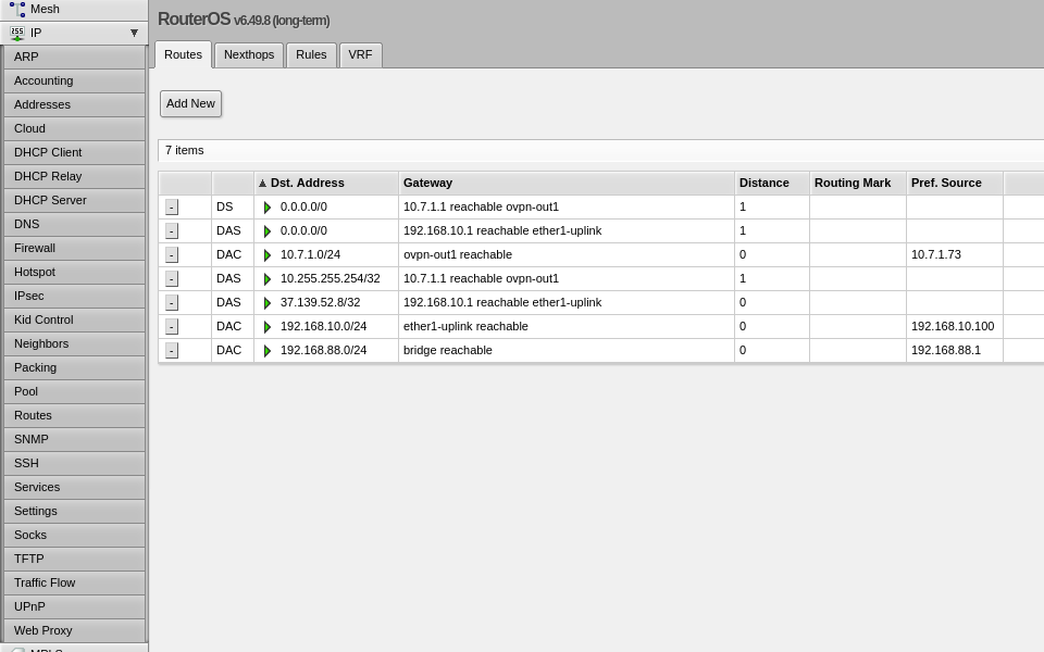 Настройка OpenVPN на Router OS, шаг 13