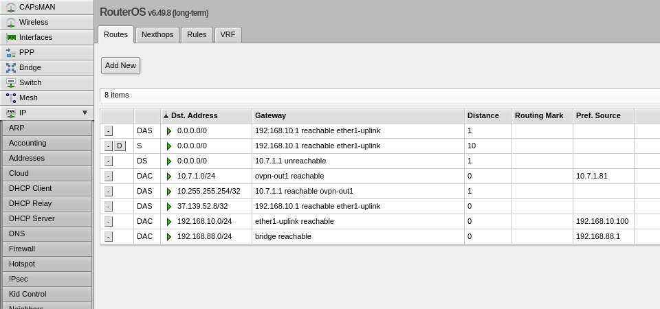 Настройка OpenVPN на Router OS, шаг 15