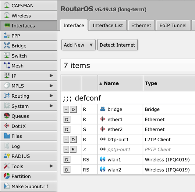 在RouterOS上设置L2TP VPN，第8步