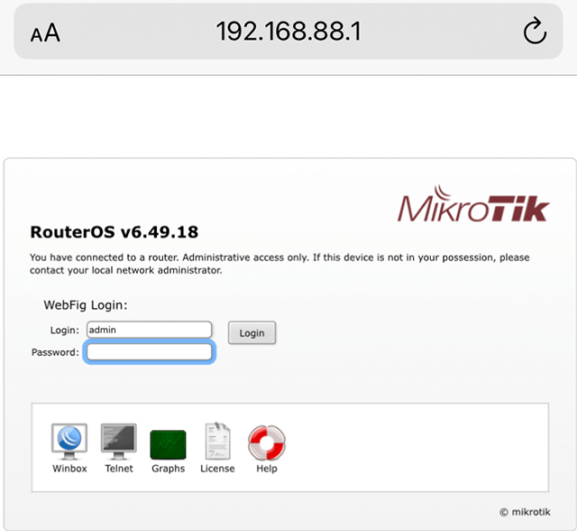 Setting up PPTP VPN on RouterOS, step 1