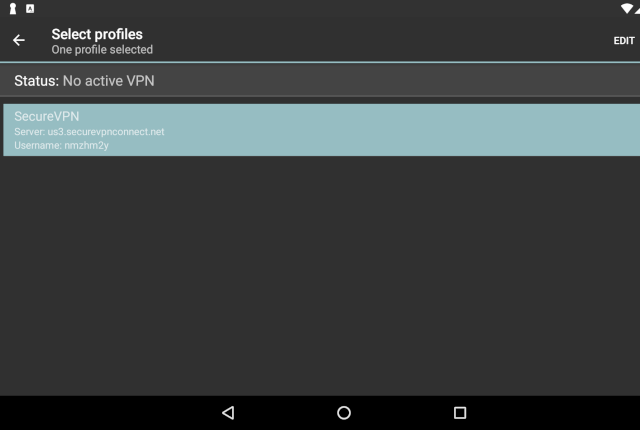 Setting up IKEv2 VPN on Android, step 7