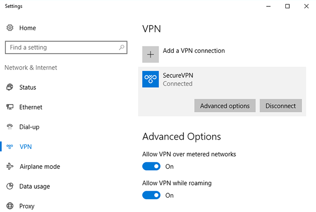 Setting up IKEv2 VPN on Windows 10, step 6