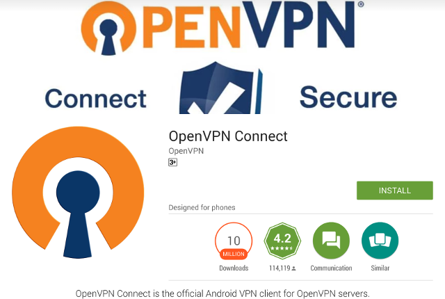 Setting up OpenVPN on Android, step 1