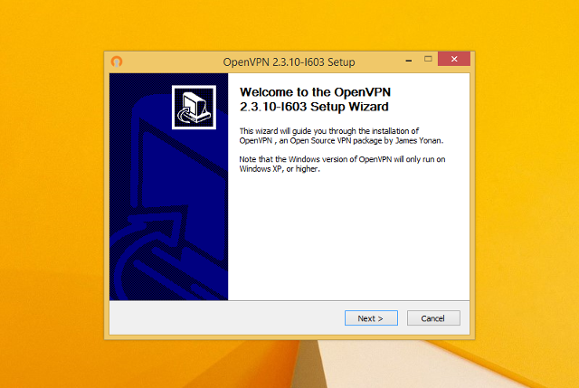 Настройка OpenVPN на Windows 8, шаг 3