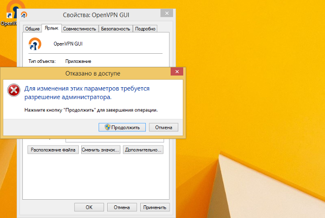 Настройка OpenVPN на Windows 8, шаг 12